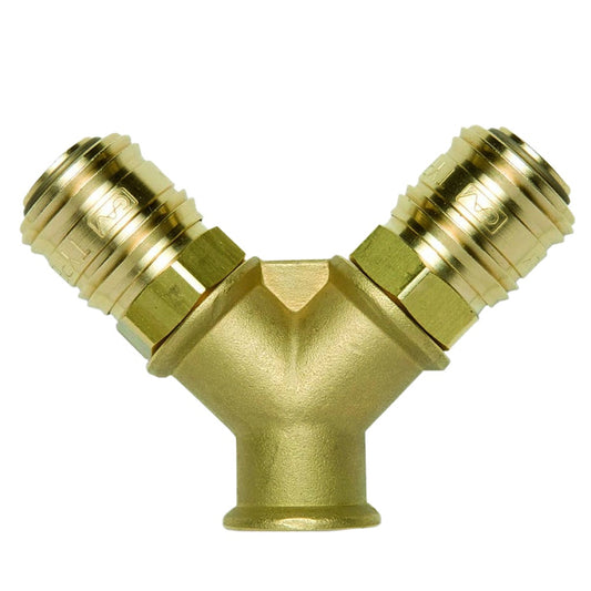 Multi-directional Brass Quick Coupler