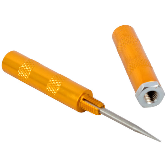 Cleaning needle for air bushing nozzle