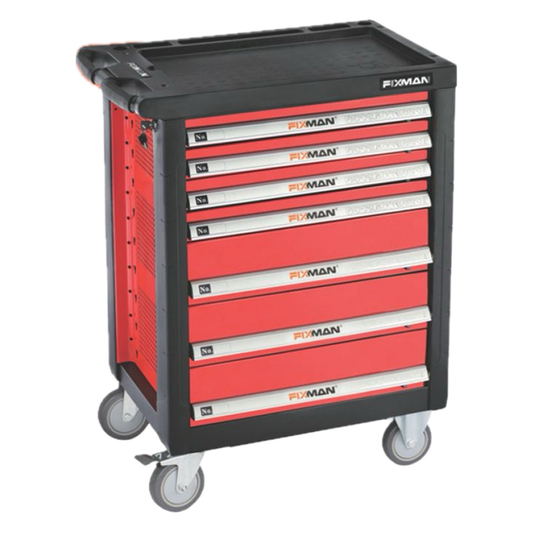 130-Piece 7-Drawer Tool Cabinet with Wheels