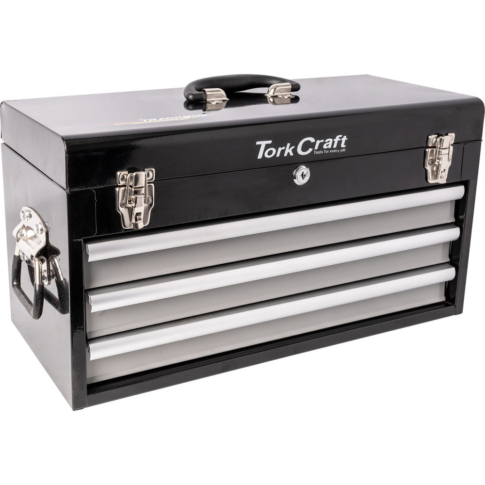 154-Piece Tool Cabinet with 3 Drawers and Top Tray