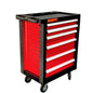 196-Piece 6-Drawer Tool Cabinet with Wheels