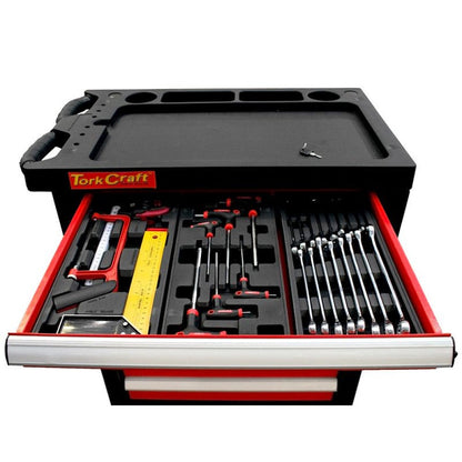 196-Piece 6-Drawer Tool Cabinet with Wheels