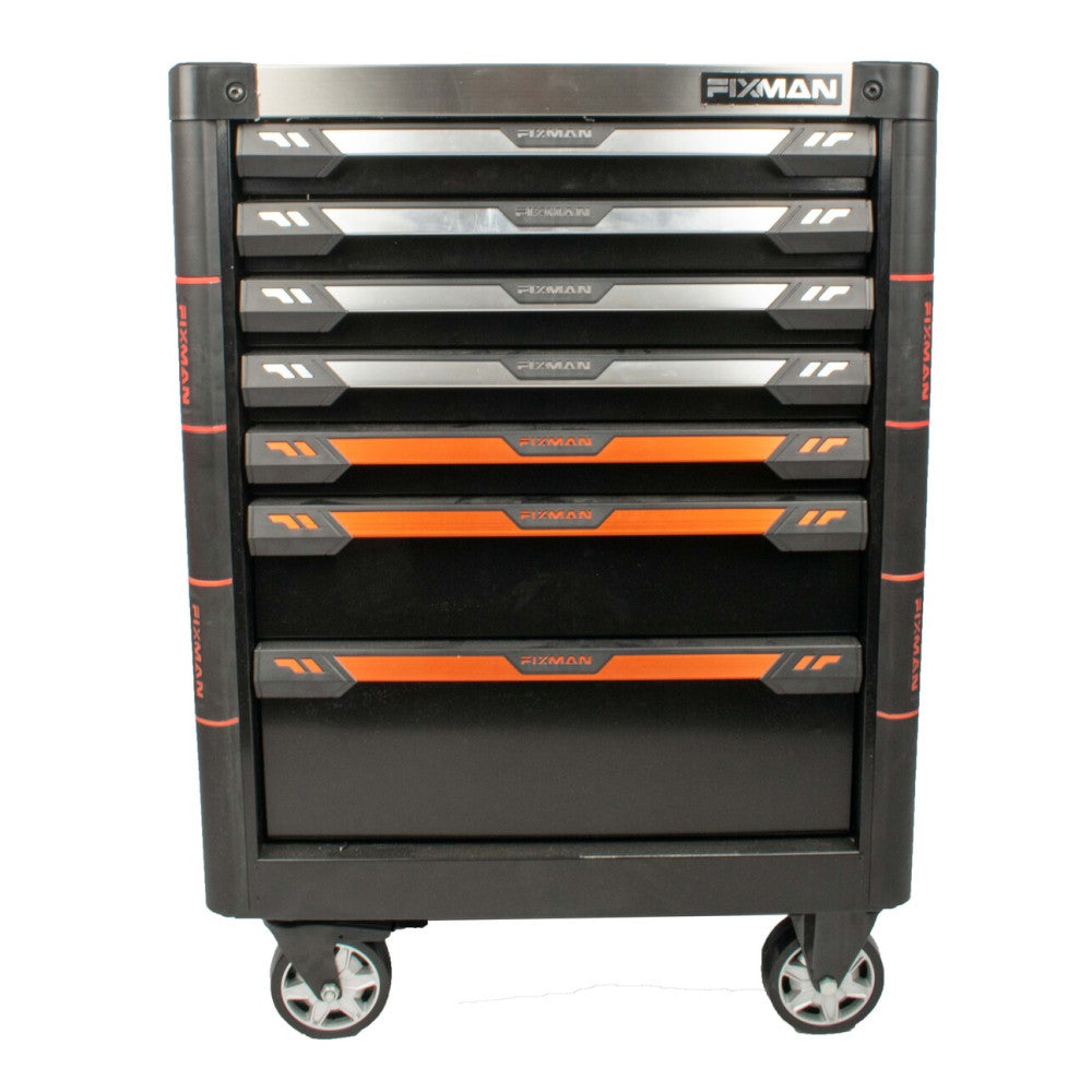 Tool Cabinet Economy Line 145 Pieces 7 Drawers with Wheels