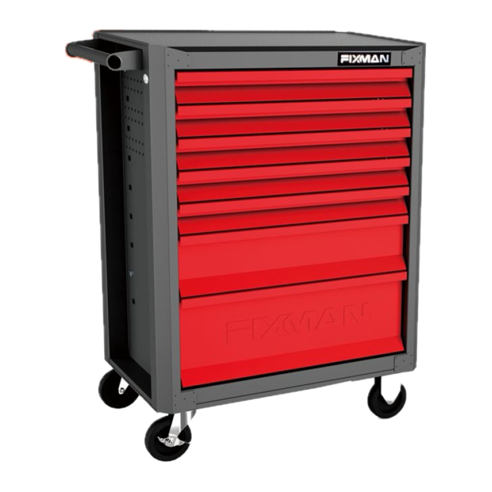 82-Piece 7-Drawer Economy Line Tool Cabinet with Wheels