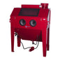 Industrial sandblasting cabinet