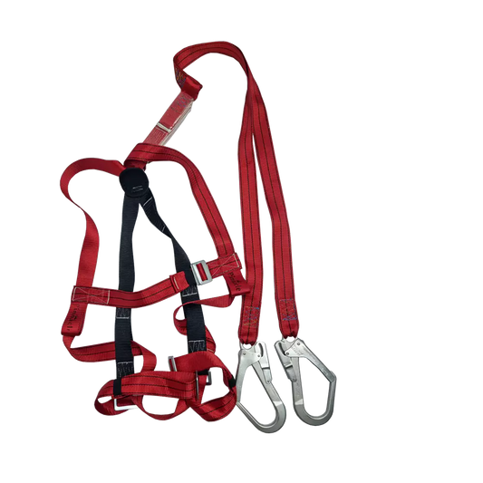 Alpha Double Cord Full Body Harness with SABS Approved Scaffolding Hooks