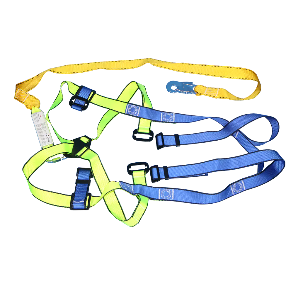 Single Cord Full Body Harness with Carabiner