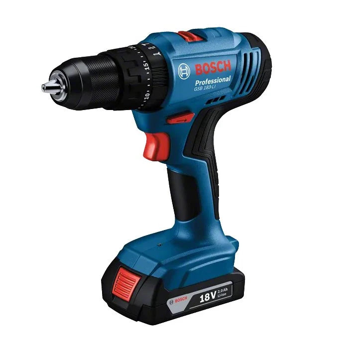 GSB 183-Li Professional Cordless Drill with 1 x 2.0Ah Battery and Charger