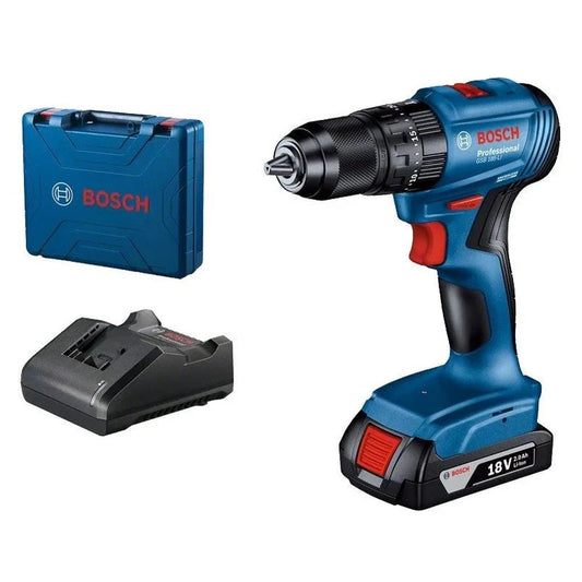 GSB 185-LI Professional Cordless Drill with 1 x 2.0Ah Battery and Charger