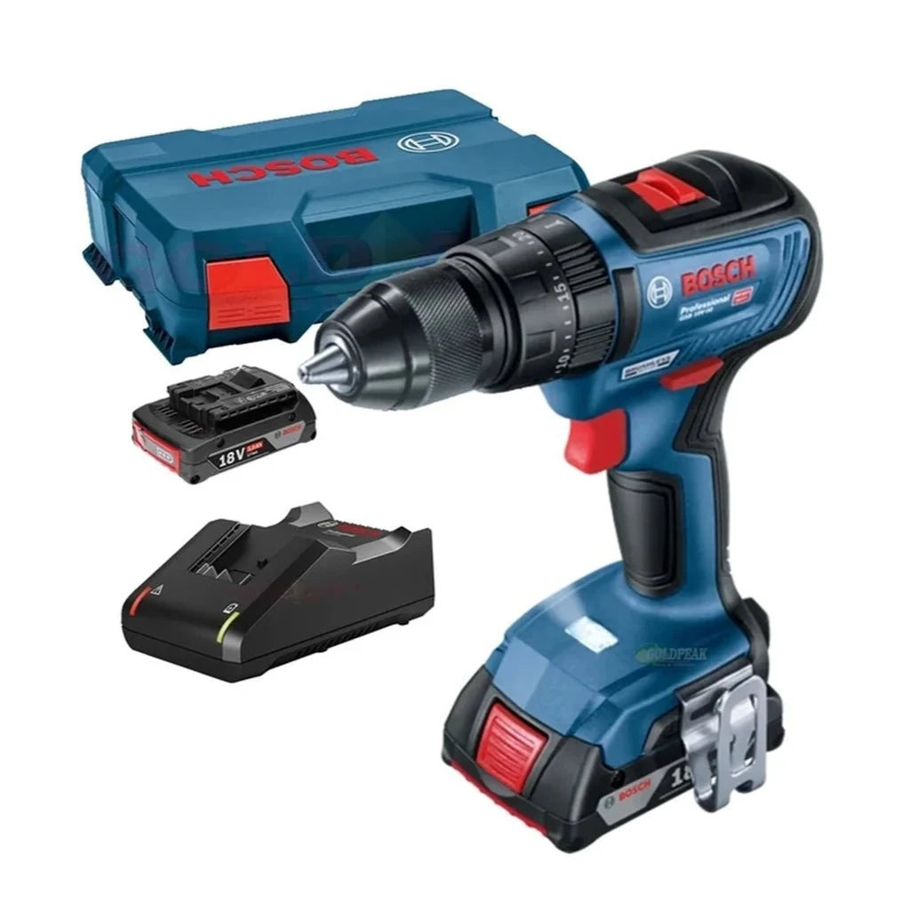 GSB 18V-50 Professional Cordless Drill with 2 x 2.0Ah Batteries and Charger