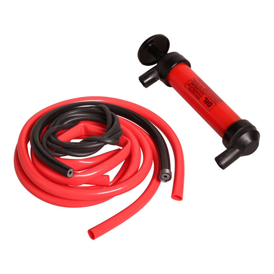 Liquid and air siphon hand pump