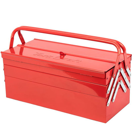 Cantilever tool box with 5 trays