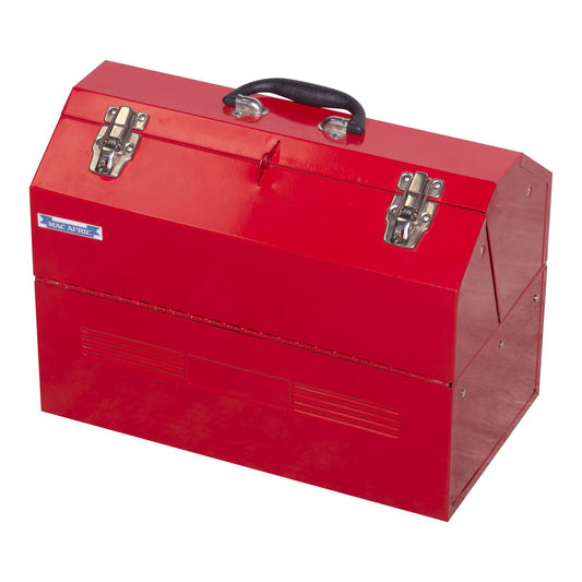 Professional cantilever tool box with divided trays