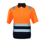 Camisa de golfe Hiviz de dois tons