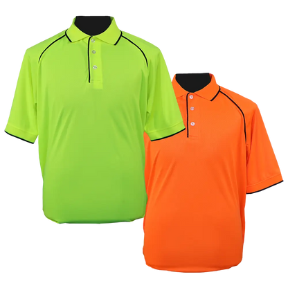 Hiviz micromesh golf shirt