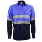 Ventilated mining shirt with reflective tape