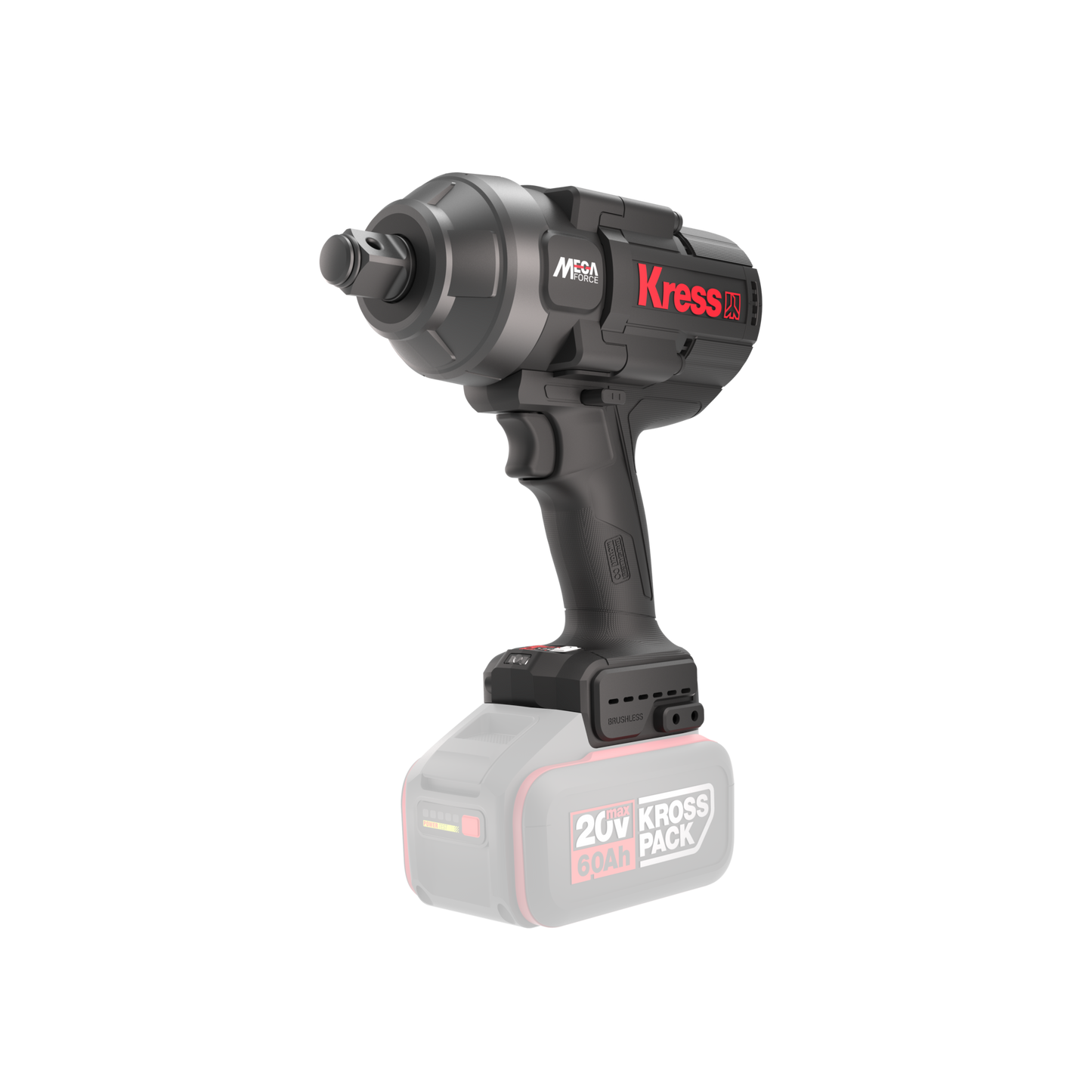 Brushless impact wrench 20V 1700Nm with 4 modes