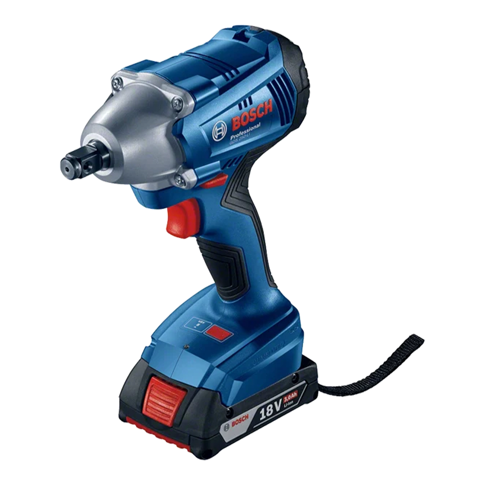 GDS 250 Professional Cordless Impact Wrench with 2 x 4.0Ah Batteries and Charger