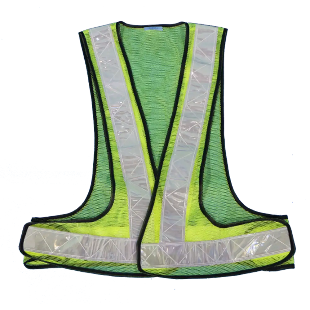 Mesh reflective vest with velcro