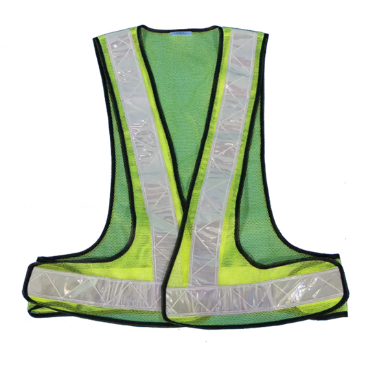 Mesh reflective vest with velcro