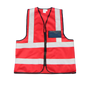 Premium reflective vest with zipper and identification