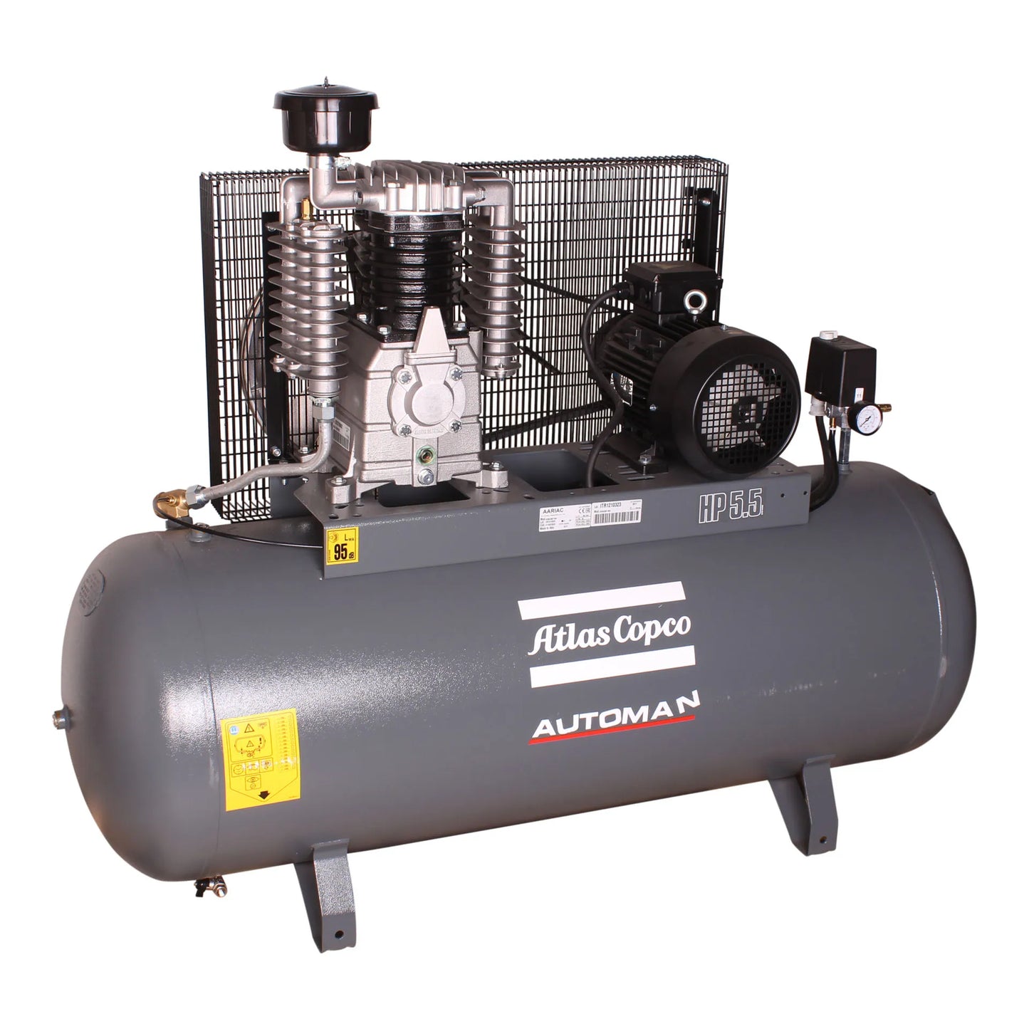 Automan AC 55 E 270L 4 KW (5.5 HP) 380 V stationary air compressor