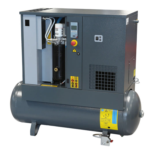 200L 3HP/2.2KW 220V Rotary Screw Compressor with Dryer