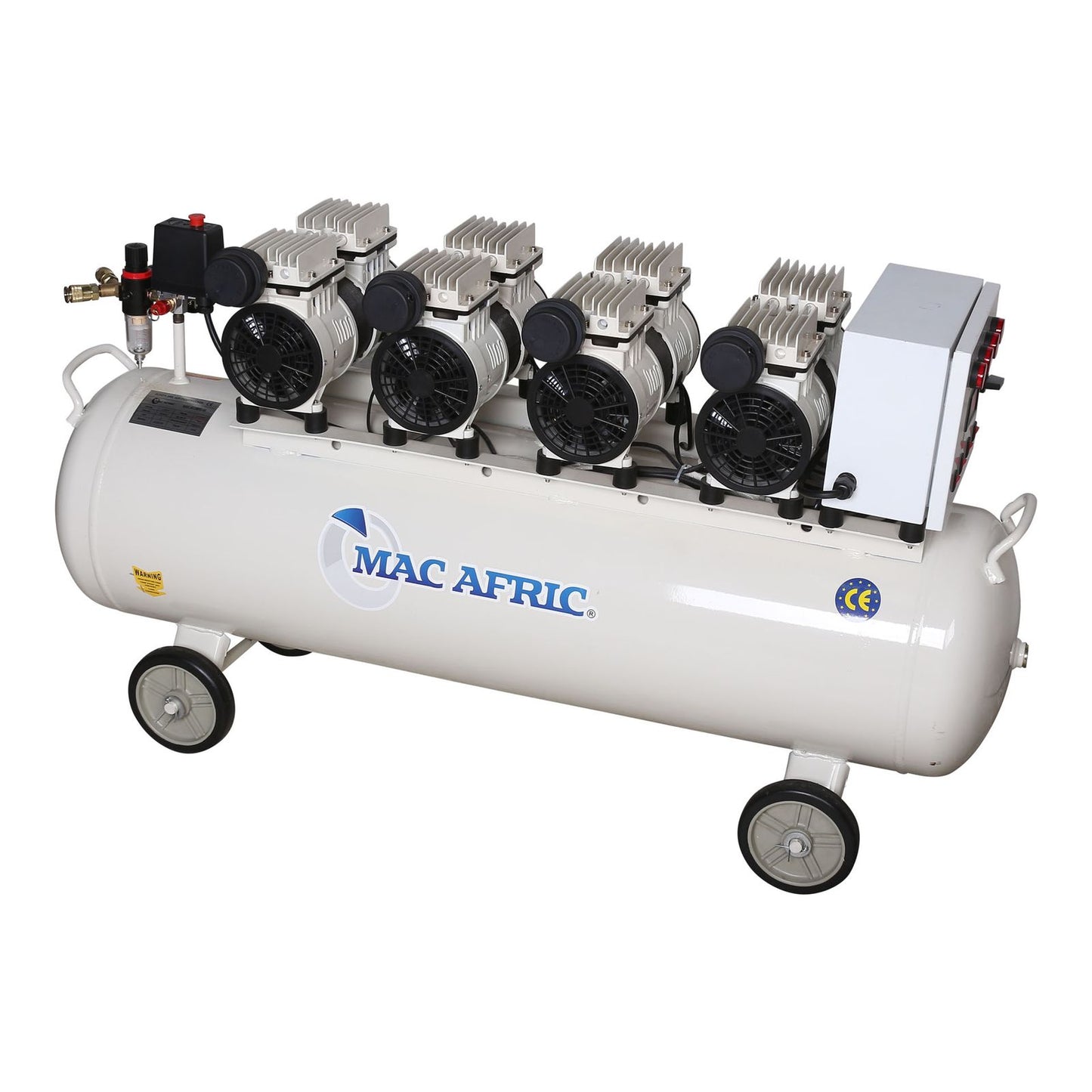 Silent compressor 100L oil-free 2.2 KW (3 HP) 230 V