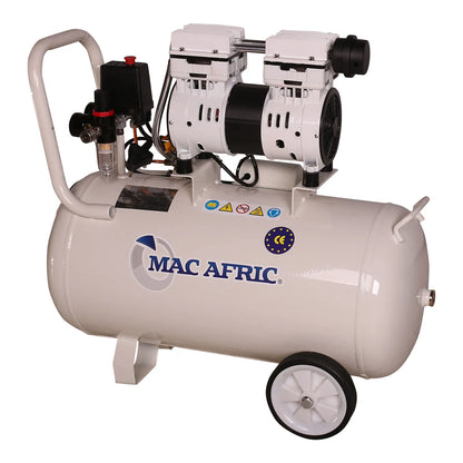 50L silent compressor without oil 0.75 KW (1 HP) 230 V