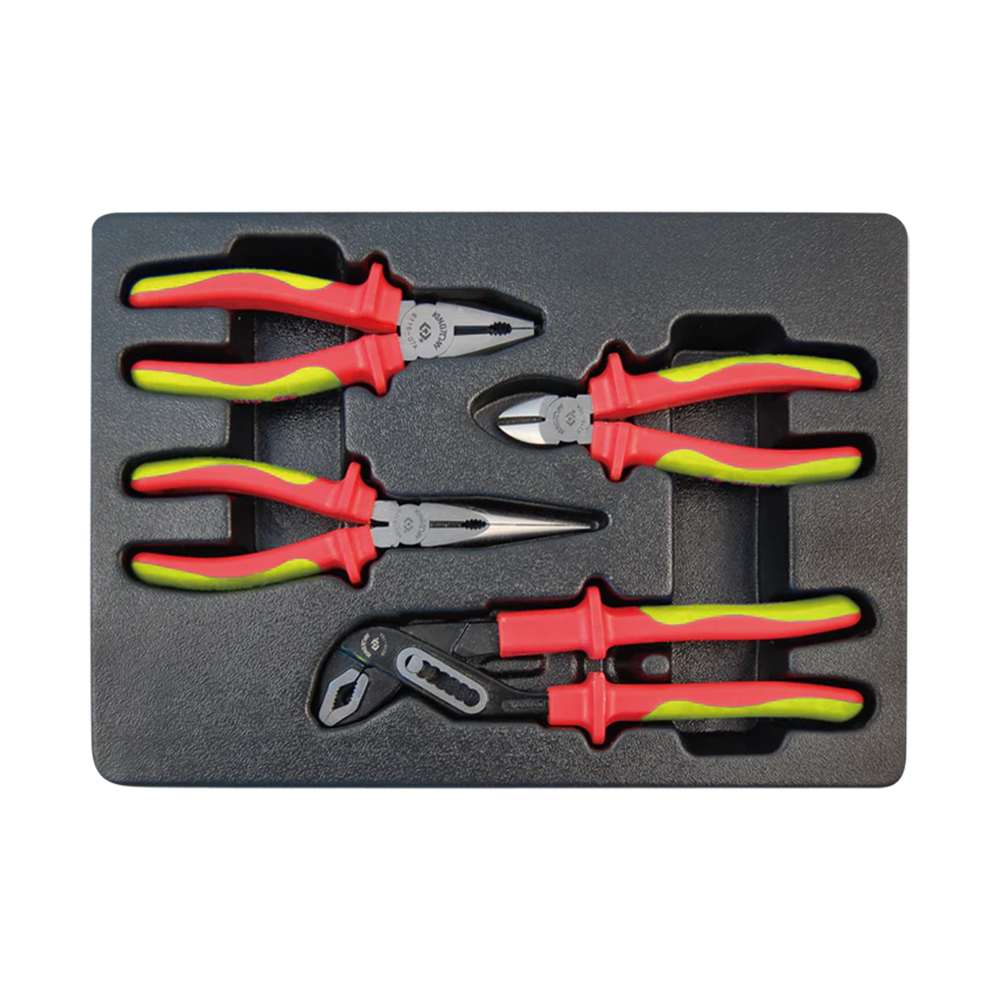 4 Piece 1000V Insulated Pliers Set