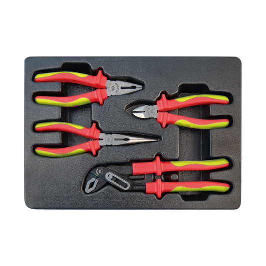 4 Piece 1000V Insulated Pliers Set