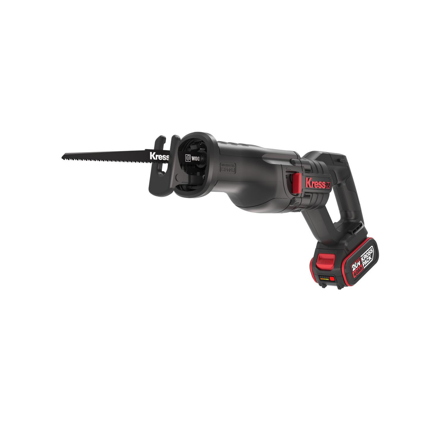 Set of hammer drill, impact wrench, angle grinder and 20V brushless reciprocating saw