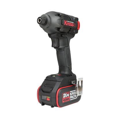 Set of hammer drill, impact wrench, angle grinder and 20V brushless reciprocating saw