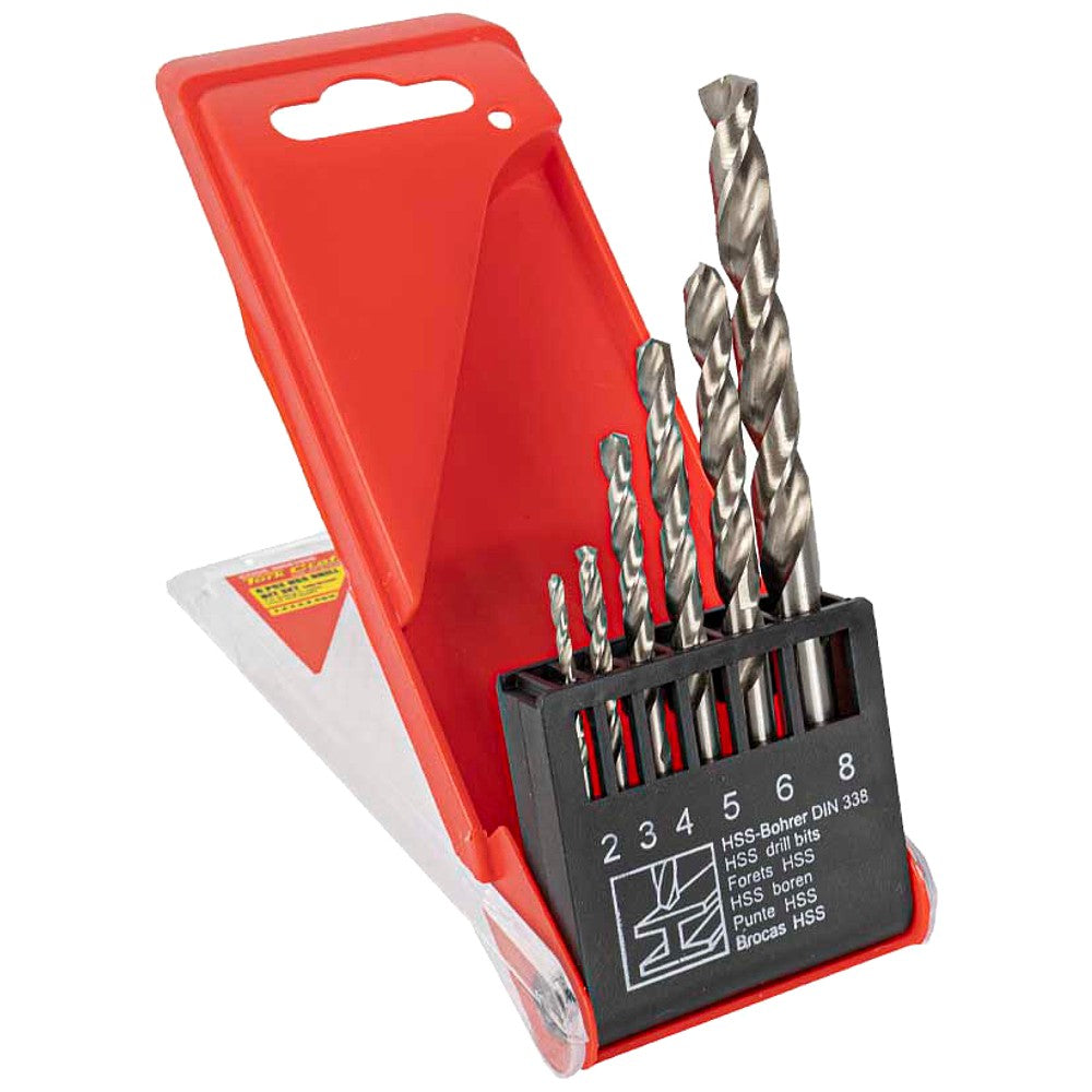 6-Piece HSS Ground Bit Set