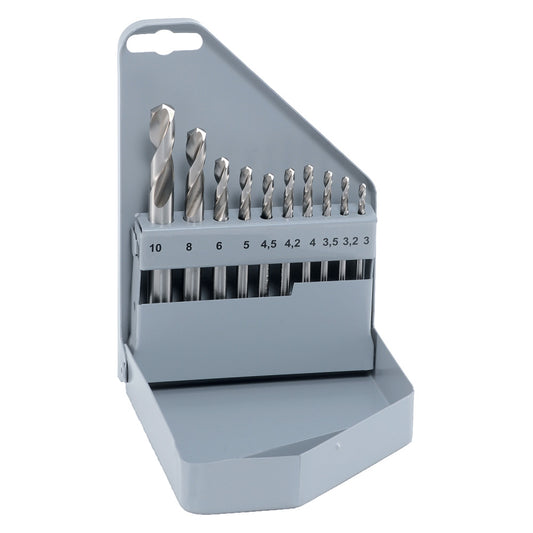 10 Piece Cobalt Drill Bit Set