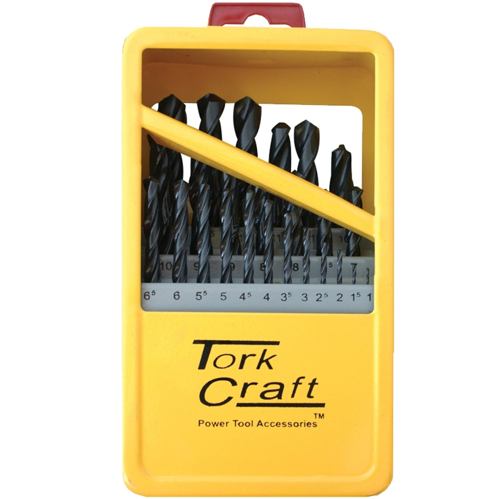 25 Piece HSS Forged Drill Bit Set