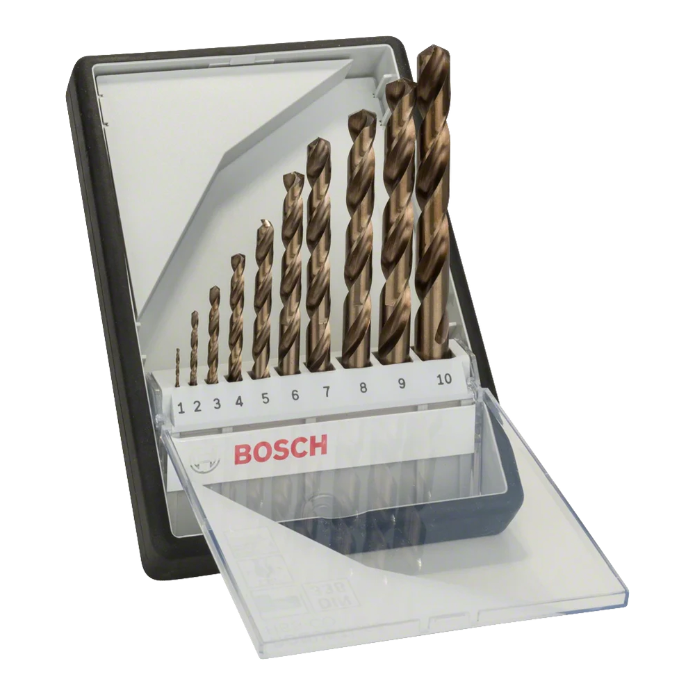 19 Piece Professional HSS Cobalt Twist Drill Bit Set