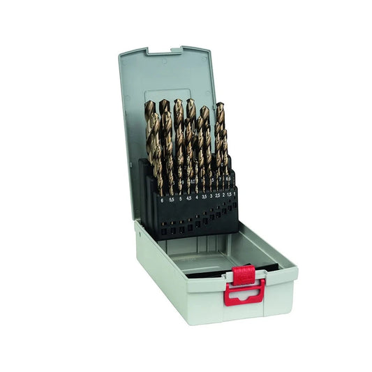 25 Pieces Professional HSS-Co Drill Bit Set