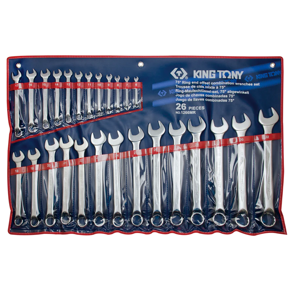 26 Piece Offset Ring Wrench Set