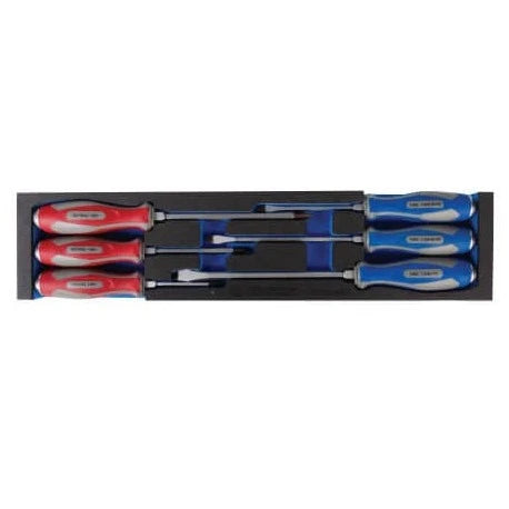 6-piece screwdriver set with foam