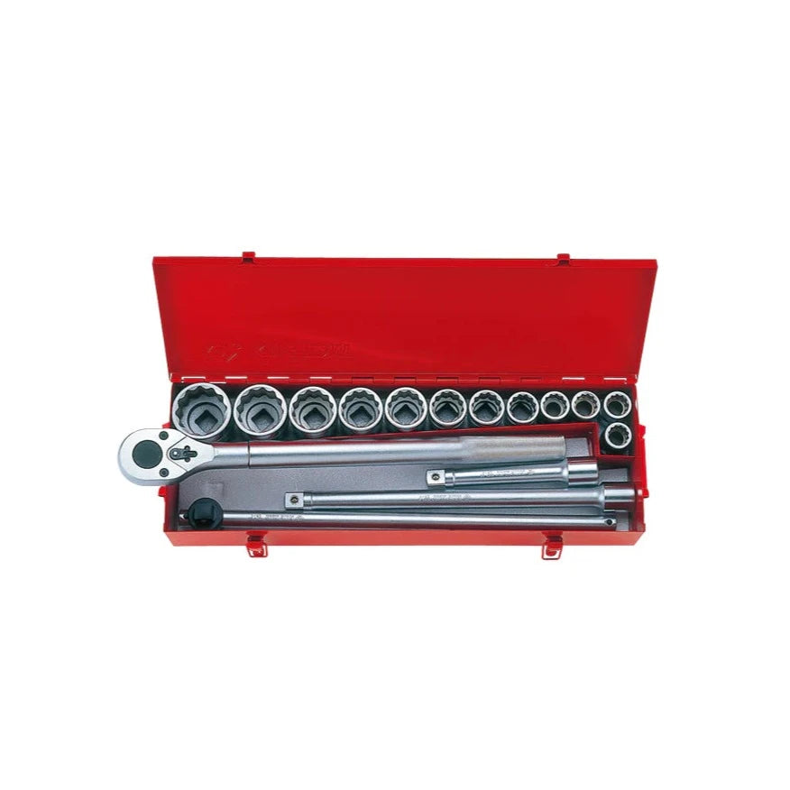 16-Piece 12-Bit 3/4" Socket Wrench Set