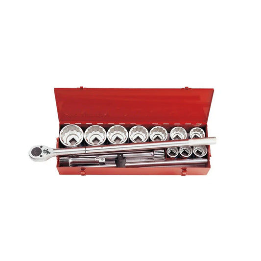 14-Piece 12-Point 1" Metric Socket Wrench Set