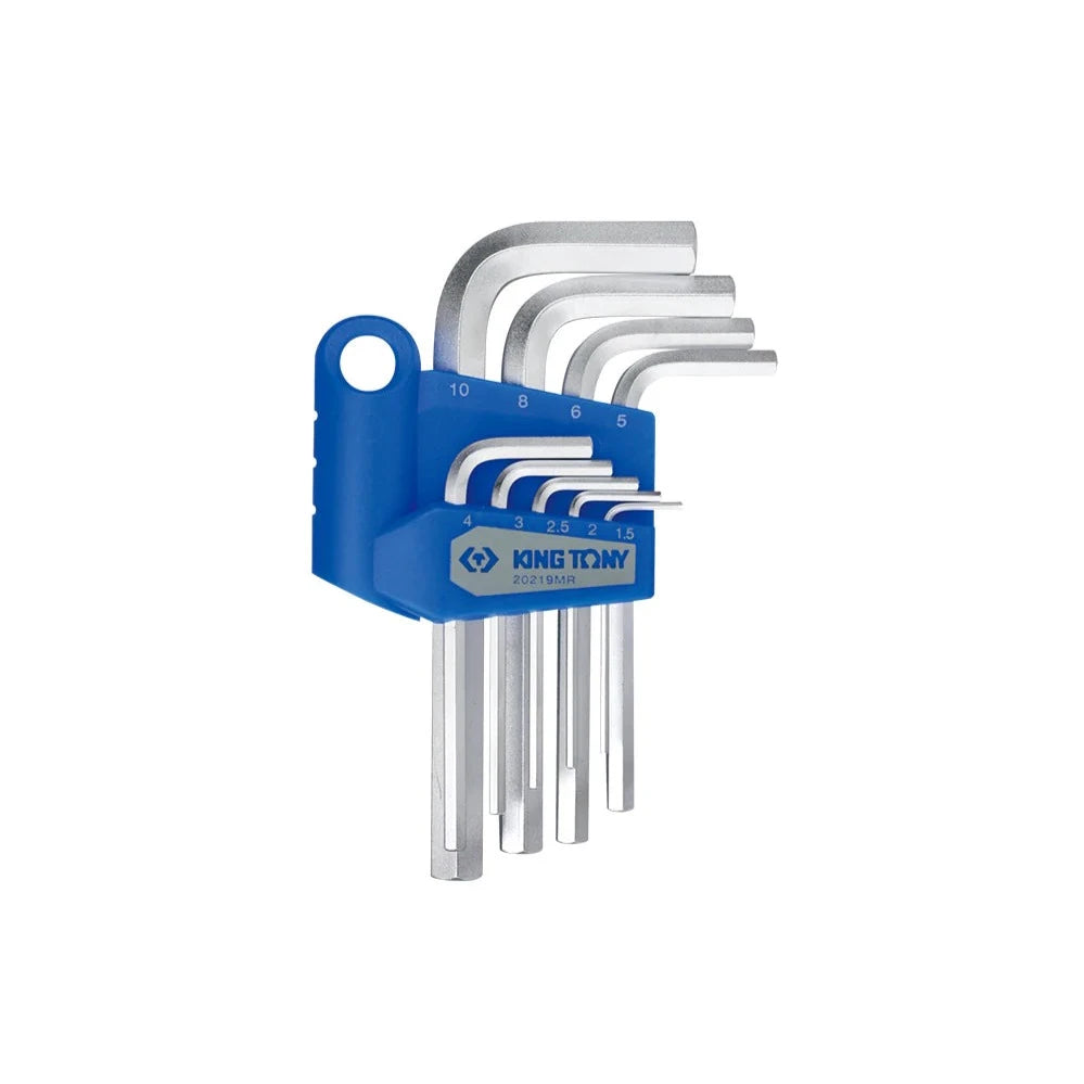 9 Pieces 1.5-10mm Standard Length Allen Key Set