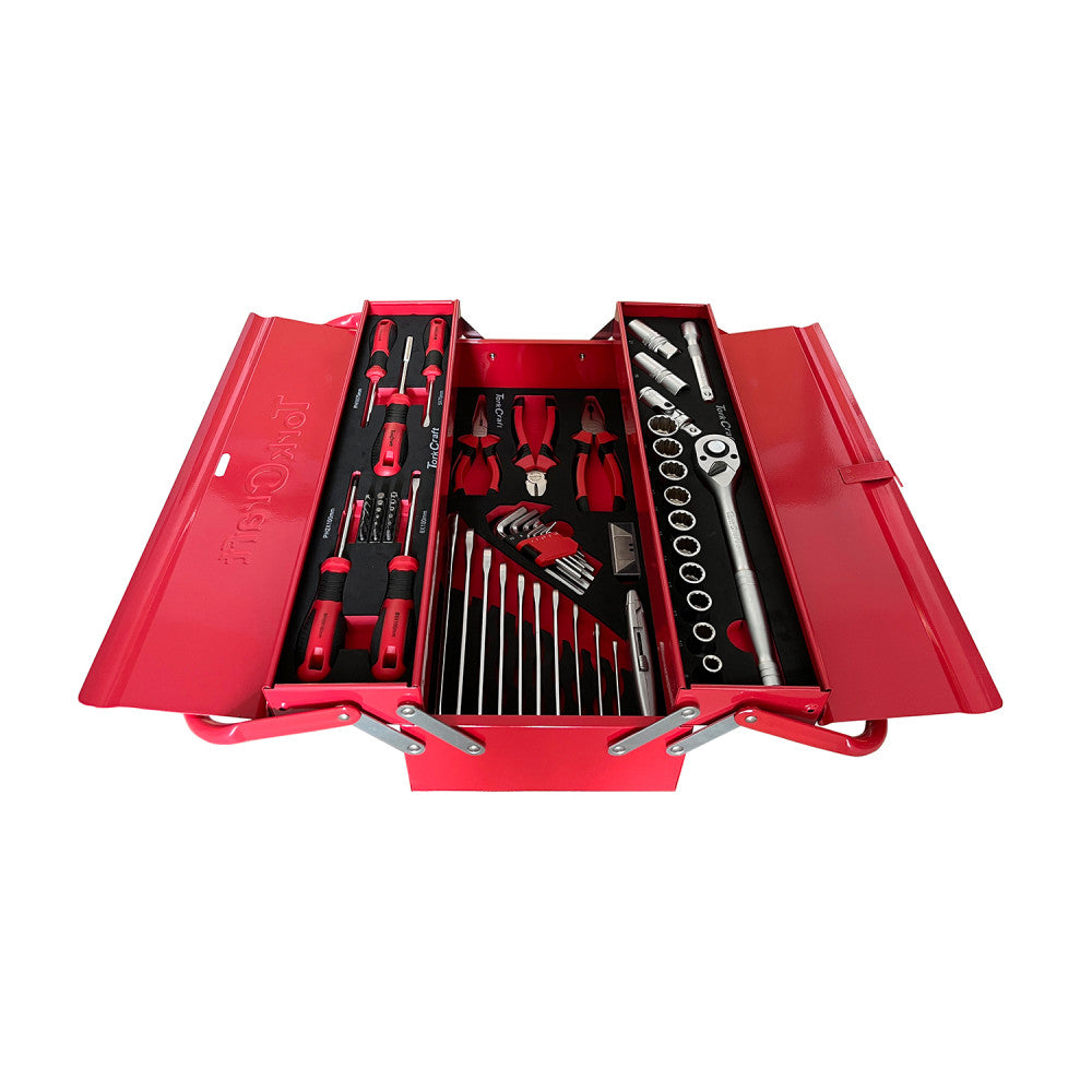 71-Piece Compact Cantilever Tool Set with Metal Case