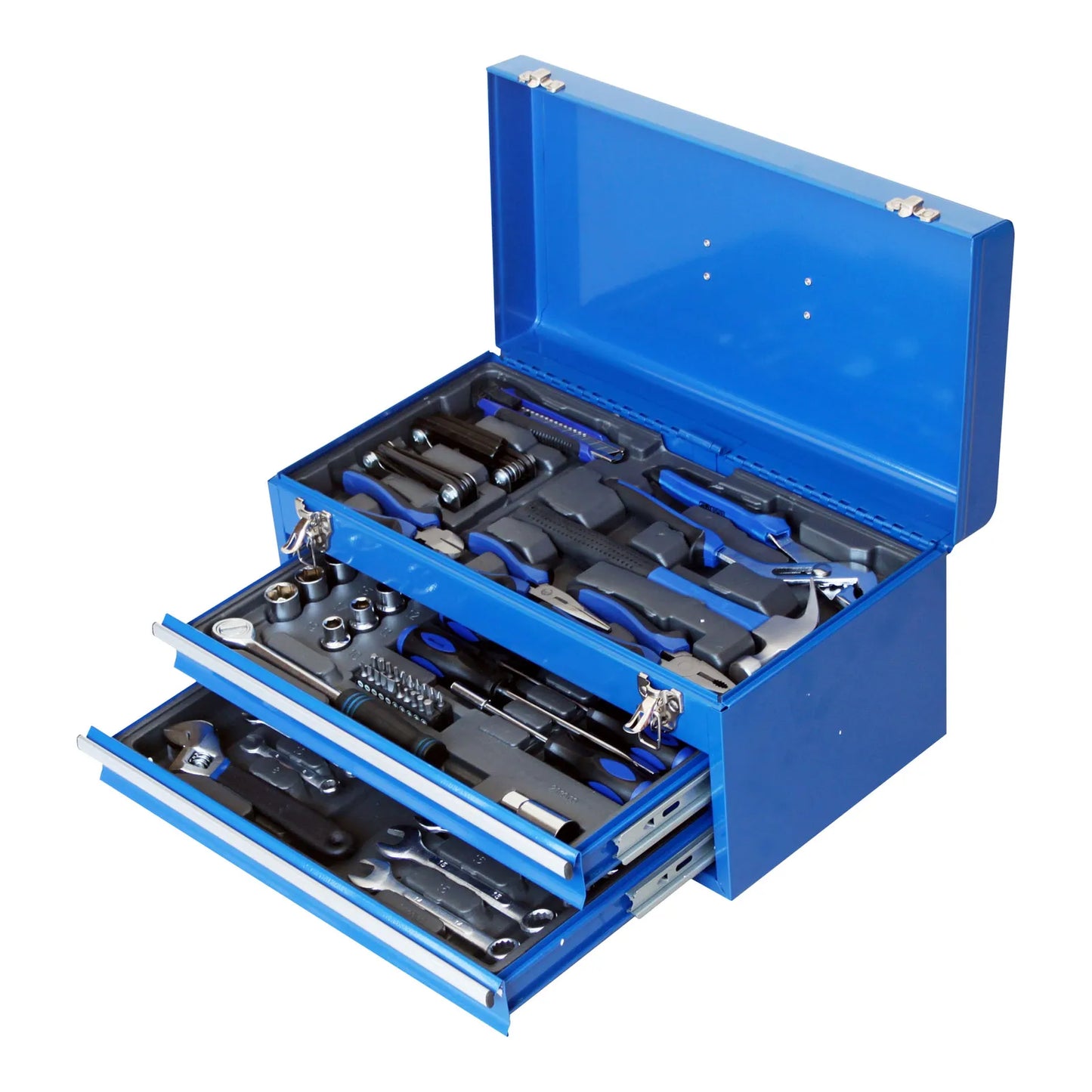 78-Piece Tool Set with Metal Case with Drawers