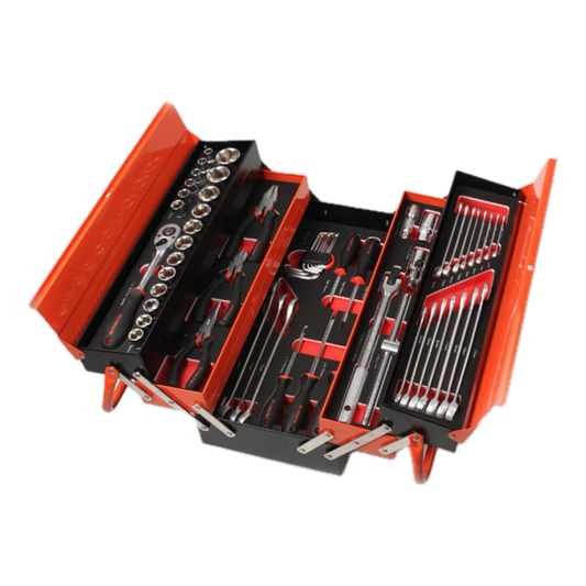 62-Piece Cantilever Mechanics Tool Set with Metal Case