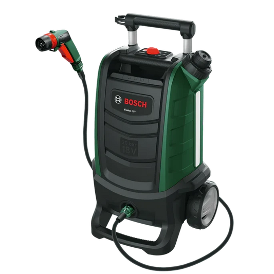 Fontus 18V high pressure washer set