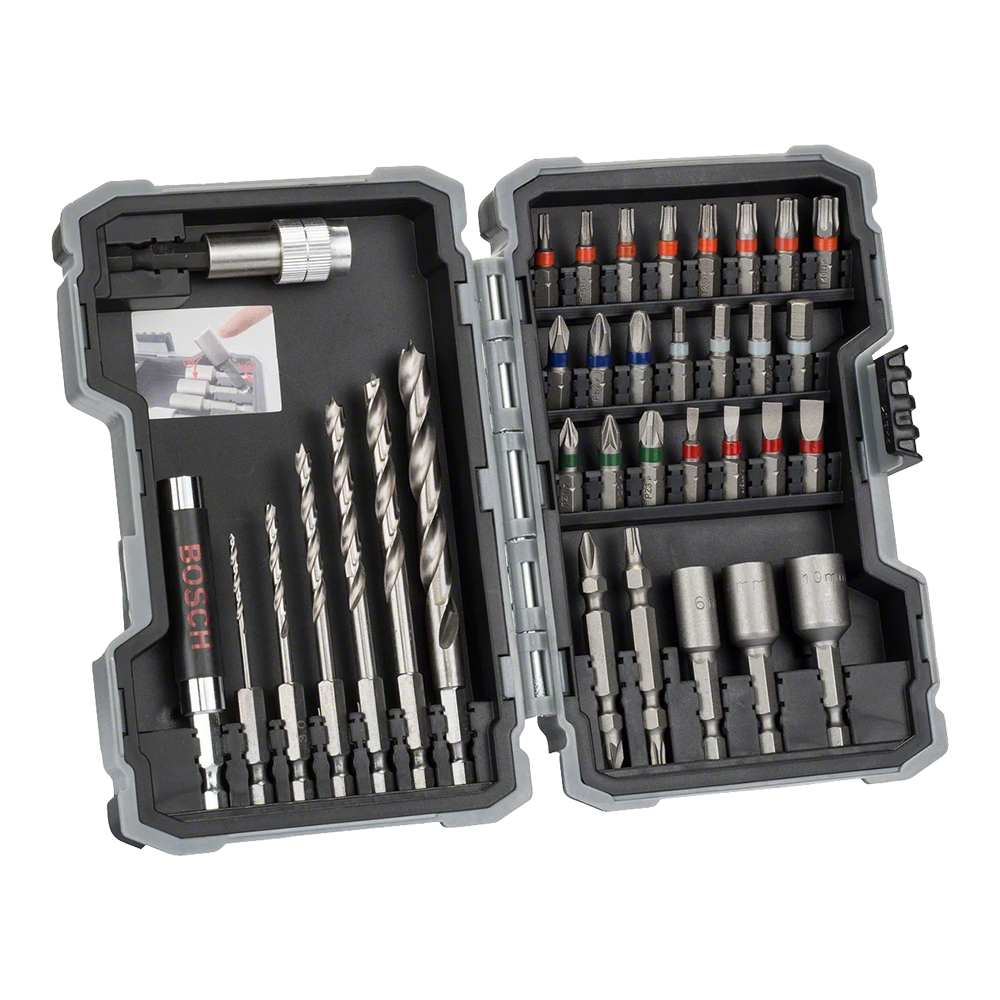 35 Piece Extra Hard Professional Screwdriver Bit Set