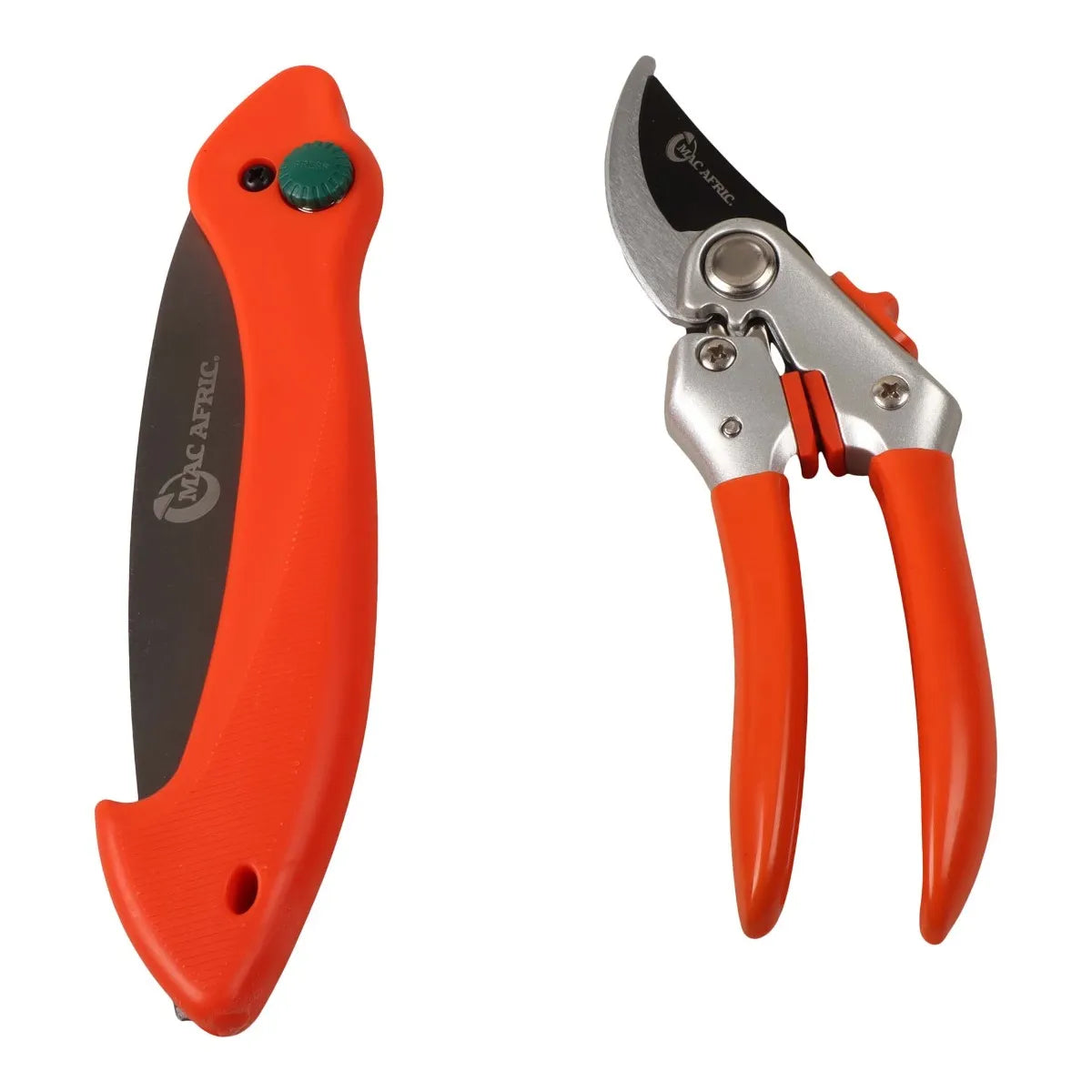 Saw and pruning shear set