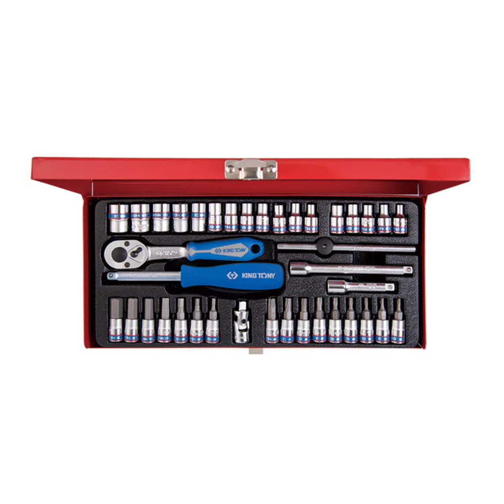 39-Piece 6-Bit 1/4" Socket Set